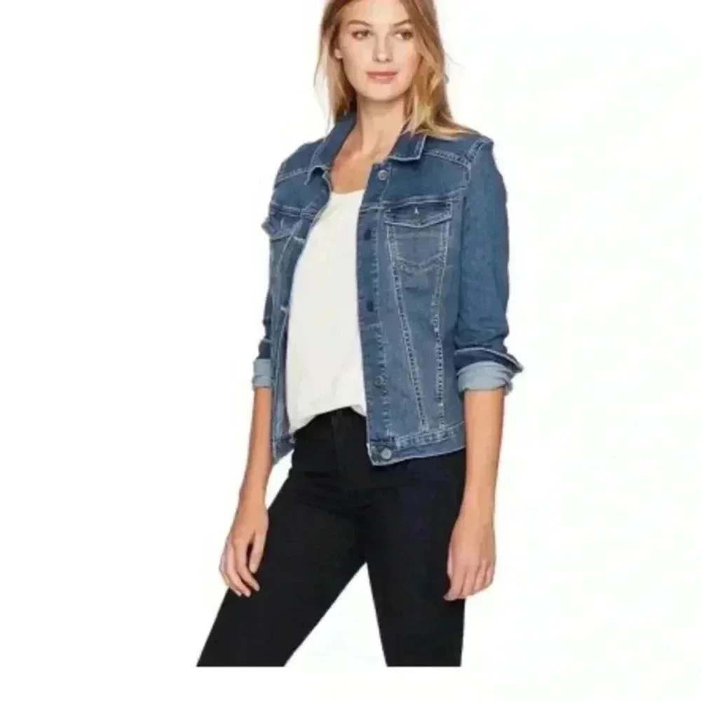 BOSTON PROPERS JEAN JACKET SIZE S WOMENS perfect elegant /chic